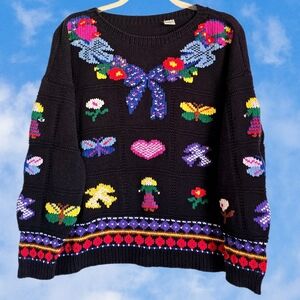 🎀Vintage Colorful Knit Sweater🎀